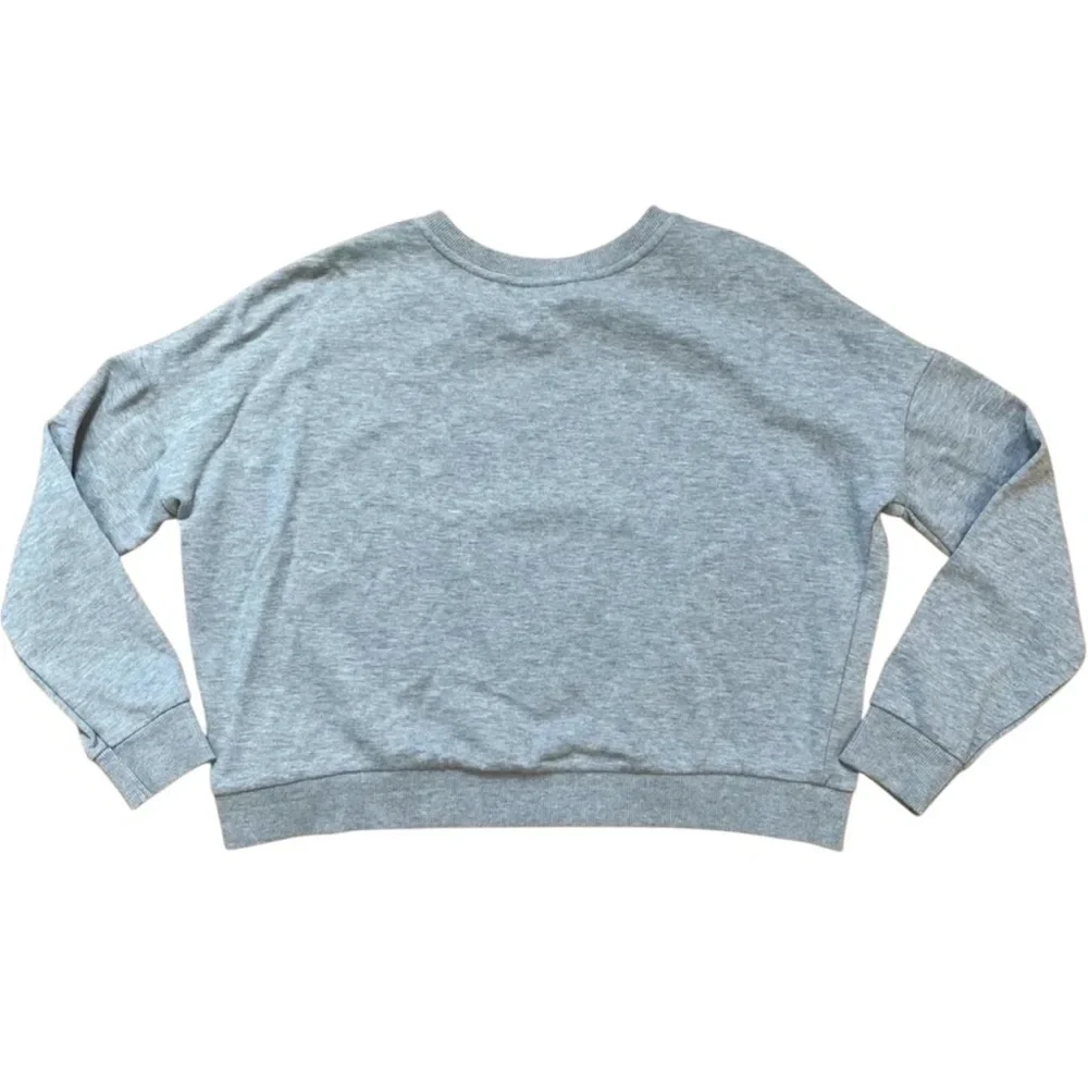 Justice Girls Gray Ice Cream Sequin Sweatshirt Size 18/20
